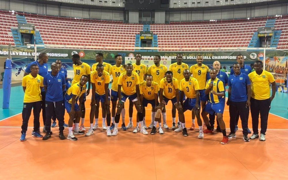 Volleyball: U Rwanda rwatangiye igikombe cya Afurika rutsinda Centrafrique